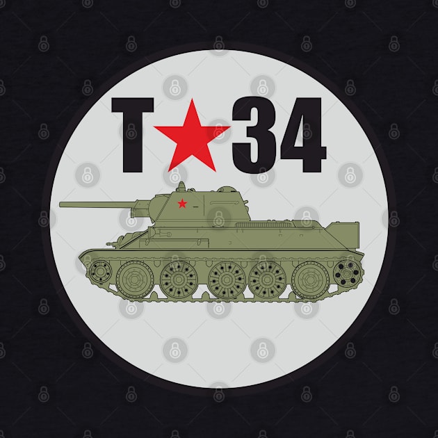 T-34-76 tank by FAawRay